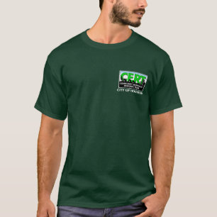 ヒューストンCERTの長袖(緑) Tシャツ