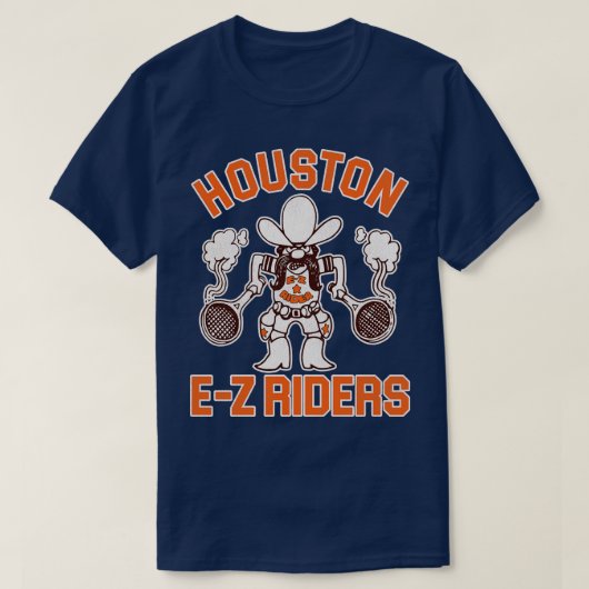 ヒューストンEZライダー70sテニスチーム Tシャツ (デザイン正面)