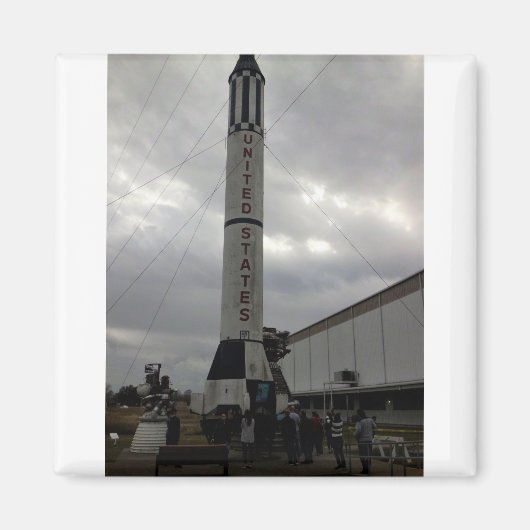 ヒューストンNASAツアー マグネット (正面)