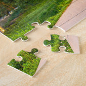 ヒューストンTXバケーションダウンタウンヒューストンナイトライフCit ジグソーパズル (側面)