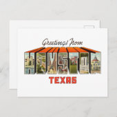 ヒューストンTX ポストカード (正面/裏面)