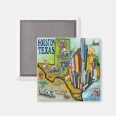ヒューストンTX マグネット (正面/裏面)