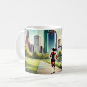 ヒュースト走ン・テキサス州 コーヒーマグカップ (正面左)