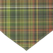 ヒュース自然ラストとオリーブプレイド テーブルクロス (アングル)