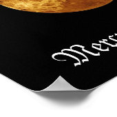 ヒュース鮮やか内惑星 ポスター (角)