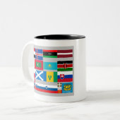 ヒューズアイテパーソナライズされたムズ ツートーンマグカップ (正面左)