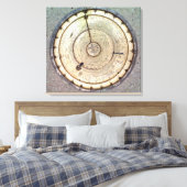 ヒューズ付き最初の春駆動クロック、ビュー キャンバスプリント (インサイチュ (寝室))