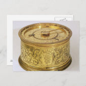 ヒューズ付き最初の春駆動クロック, 1525 ポストカード (正面/裏面)