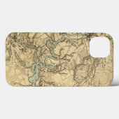 ヒューズ軍隊リッチモンドとピーターズバーグの地図 Case-Mate iPhoneケース (裏面 (横))