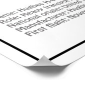 ヒューズH-4ヘラクレスススプルースグース – 飛行機の計画 ポスター (角)