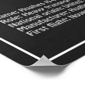 ヒューズH-4ヘラクレスススプルースグース – 飛行機の計画 ポスター (角)