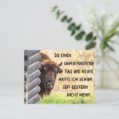 ヒュートビン·イッチ·ティエリシュ·アンモチヴィエルト！ ポストカード (スタンド正面)