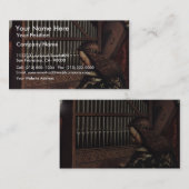 ヒューバートヴァンEyck (最も最高のな質)著遊ぶ天使 名刺 (正面/裏面)