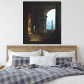 ヒューバート・ロバートによるオベリスク キャンバスプリント (インサイチュ (寝室))