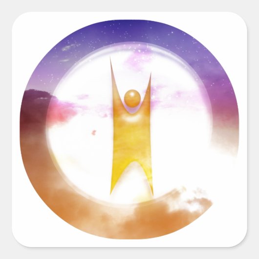 ヒューマニズムの象徴 スクエアシール (正面)