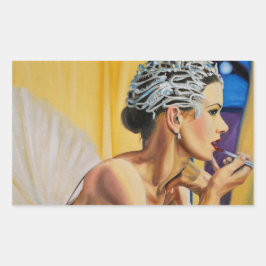 ヒューマニティバレリーナ 長方形シール