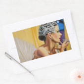 ヒューマニティバレリーナ 長方形シール (封筒)