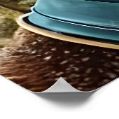 ヒューマノイドエイリアンのポートレート | AIアートポスター ポスター (角)