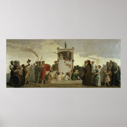 ヒューマンコメディー, c.1852 ポスター (正面)