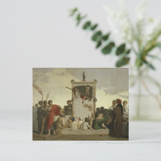 ヒューマンコメディー, c.1852 ポストカード (スタンド正面)