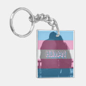 ヒューマントランスプライドキーチェーン キーホルダー (正面左)