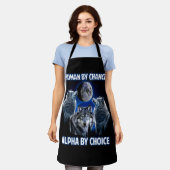 ヒューマンバイ偶然アルファバイチョイスパロデイアルファウルフ エプロン (着用した状態)