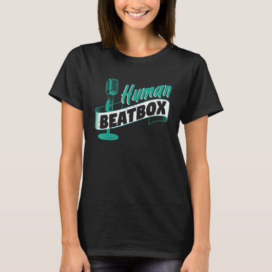 ヒューマンビートボックスのラッパー Tシャツ (正面)