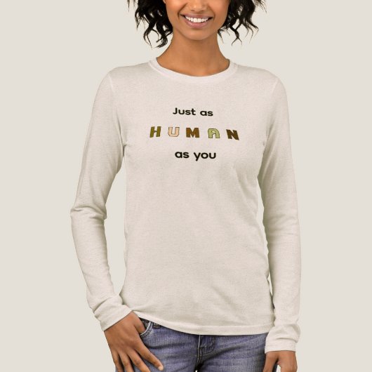 ヒューマン トライブレンドＴシャツ (正面)