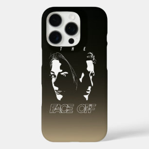 ヒューマン フェイスオフ シルエット アート   iPhone 16 PROケース