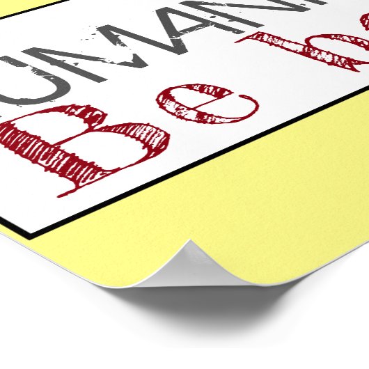 ヒューマンkind Be両方の引用文 ポスター (角)