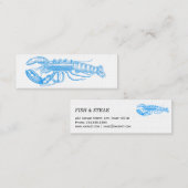 ヒューマー・ライトブルー・シリーズ スキニー名刺 (正面/裏面)