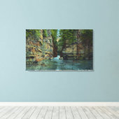 ヒュームを通来るボートの景色 キャンバスプリント (インサイチュ (ウッドフロア))