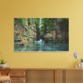 ヒュームを通来るボートの景色 キャンバスプリント (インサイチュ (リビング))