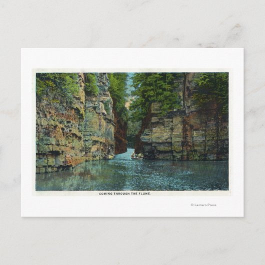 ヒュームを通来るボートの景色 ポストカード (正面)