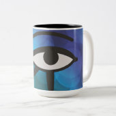 ヒューロスの目。 ツートーンマグカップ (正面右)