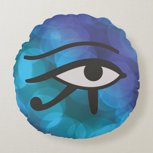 ヒューロスの目 ラウンドクッション (正面)