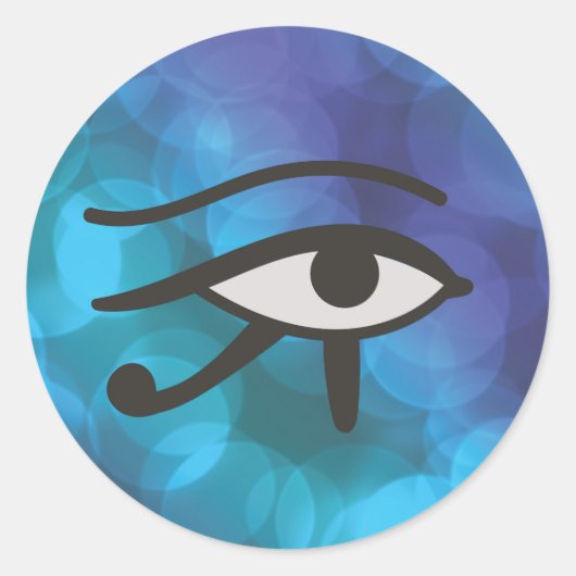 ヒューロスの目。 ラウンドシール (正面)