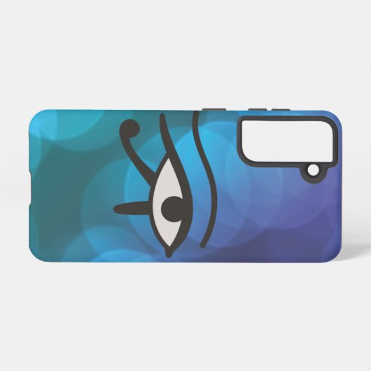 ヒューロスの目。 SAMSUNG GALAXYケース (裏面横)