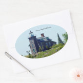 ヒューロンアイランドライトハウスシール 楕円形シール (封筒)