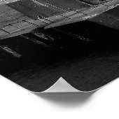 ヒューロンライトハウスブラックアンドホワイトプリント ポスター (角)