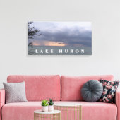 ヒューロン上空の雷雨2 キャンバスプリント (インサイチュ (リビング))