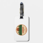 ヒューロン国有林 ラゲッジタグ (裏面縦)