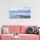 ヒューロン湖冬 キャンバスプリント (インサイチュ (リビング))