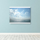 ヒューロン湖 キャンバスプリント (インサイチュ (ウッドフロア))