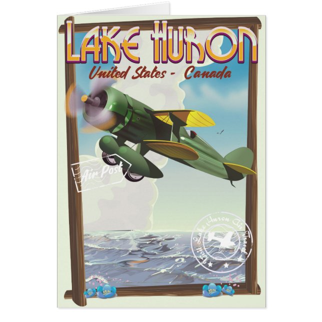 ヒューロン湖 – 米国 – カナダ (正面)