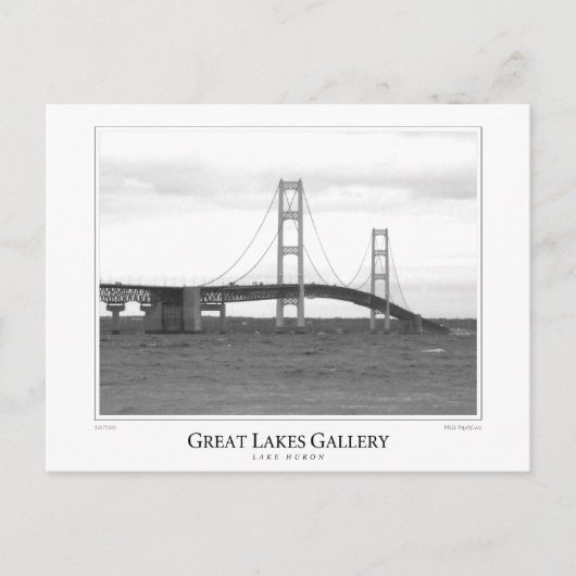 ヒューロン湖#1 ポストカード (正面)