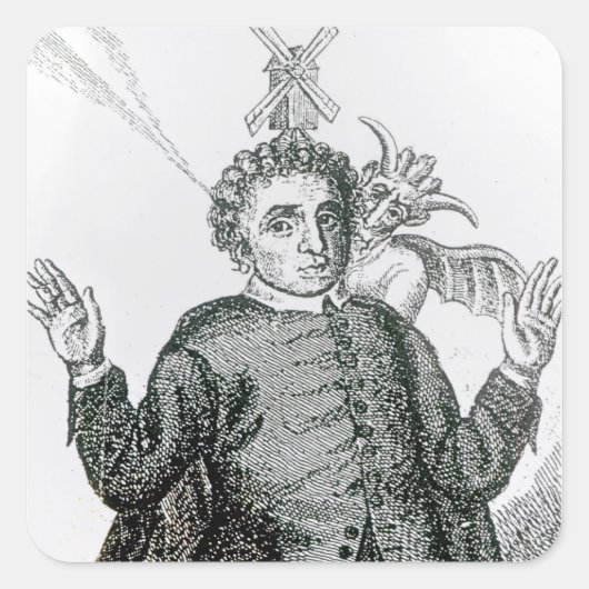 ヒュー・ピーター炎の軍隊の説教者 スクエアシール (正面)