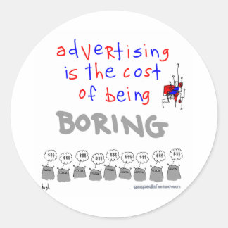 ヒュー・マクロード・ステッカー ラウンドシール