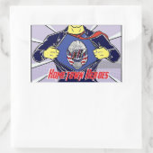 ヒュー 長方形シール (バッグ)