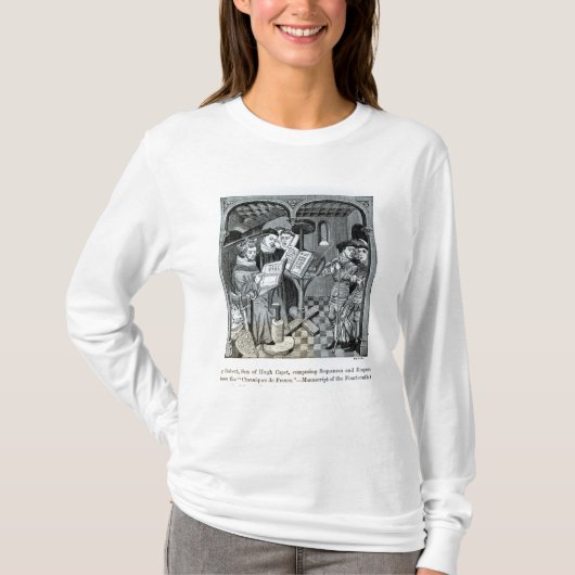 ヒューCapetのロバートII王の息子 Tシャツ (正面)